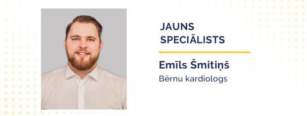 Premium Medical komandai pievienojies bērnu kardiologs Emīls Šmitiņš