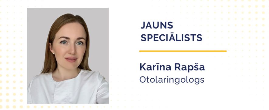 Premium Medical komandai pievienojusies otolaringoloģe Dr. Karīna Rapša!