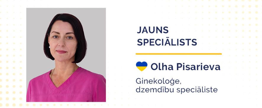 Jauna speciāliste klīnikā Premium Medical – ginekoloģe, dzemdību speciāliste – Olha Pisarieva!