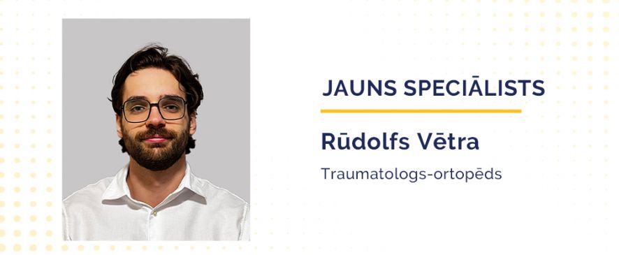 Jauns traumatologs-ortopēds Premium Medical komandā – Dr. Rūdolfs Vētra!